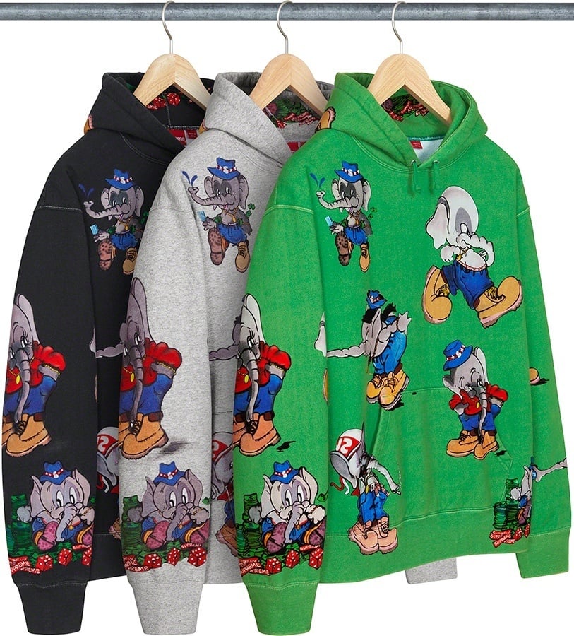 Elephant Hooded Sweatshirt